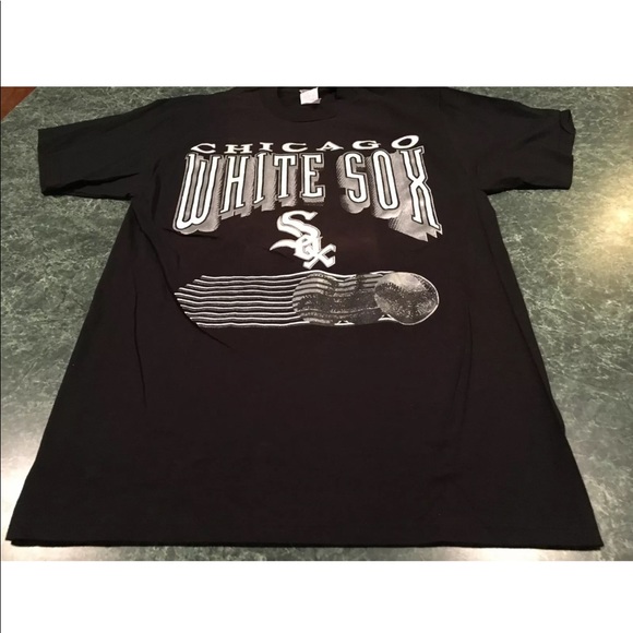 Maillot Vintage Chicago White Sox XL – Sunburst, 1991, Fabriqué Aux USA